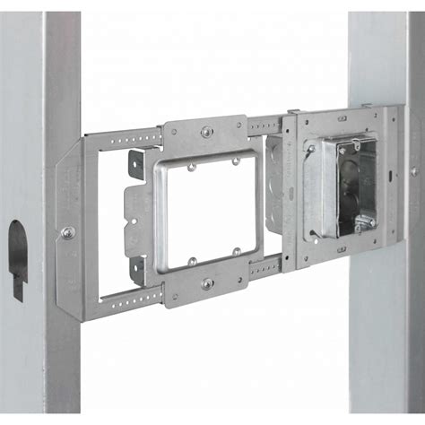 electrical box retaining bracket|metal stud box brackets.